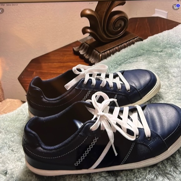 ss sketchers, Mossimo Other - Men’s bundle of 2 used gently worn sneakers, blue and grey lace ups